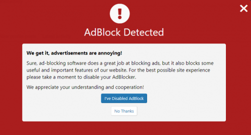 Adblock Detection Anti Adblock Wutime Com